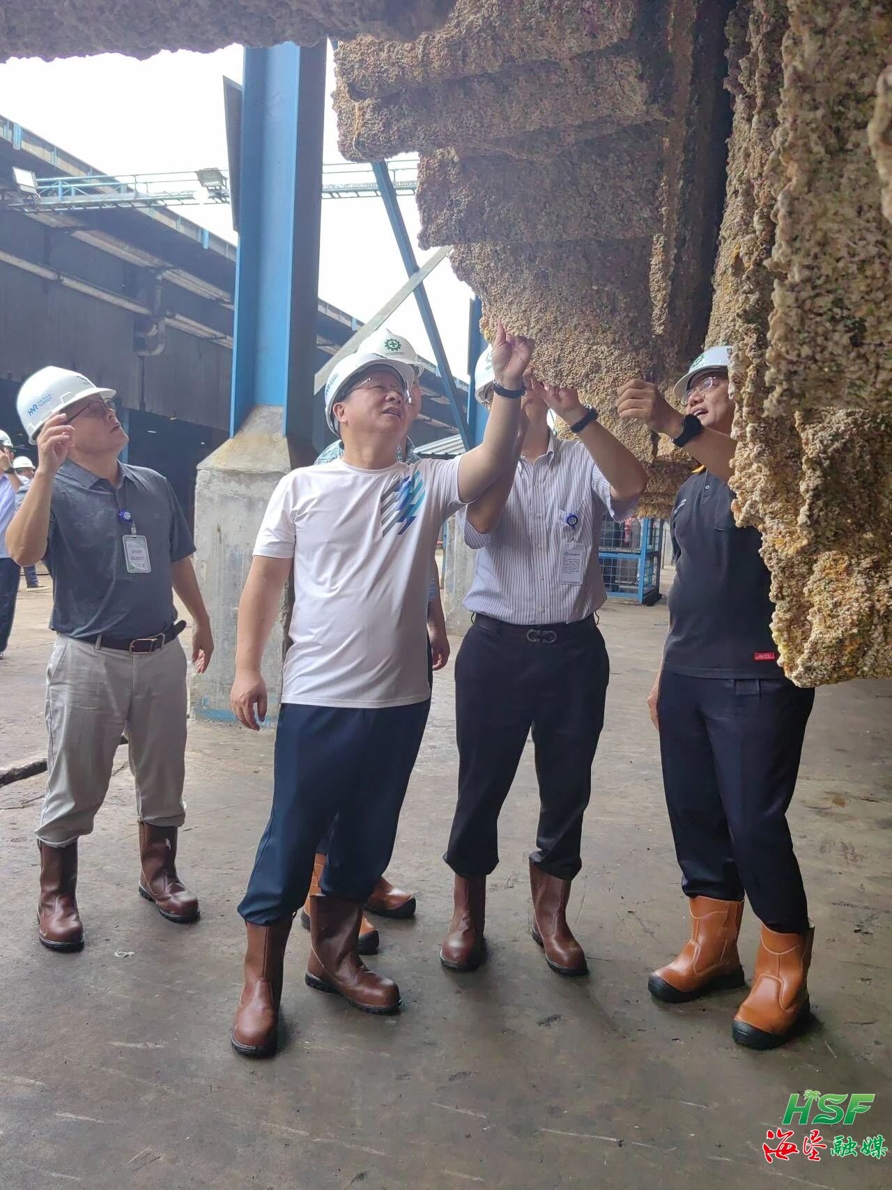 包洪文一行调研合盛农业SGO加工厂。。。。。。